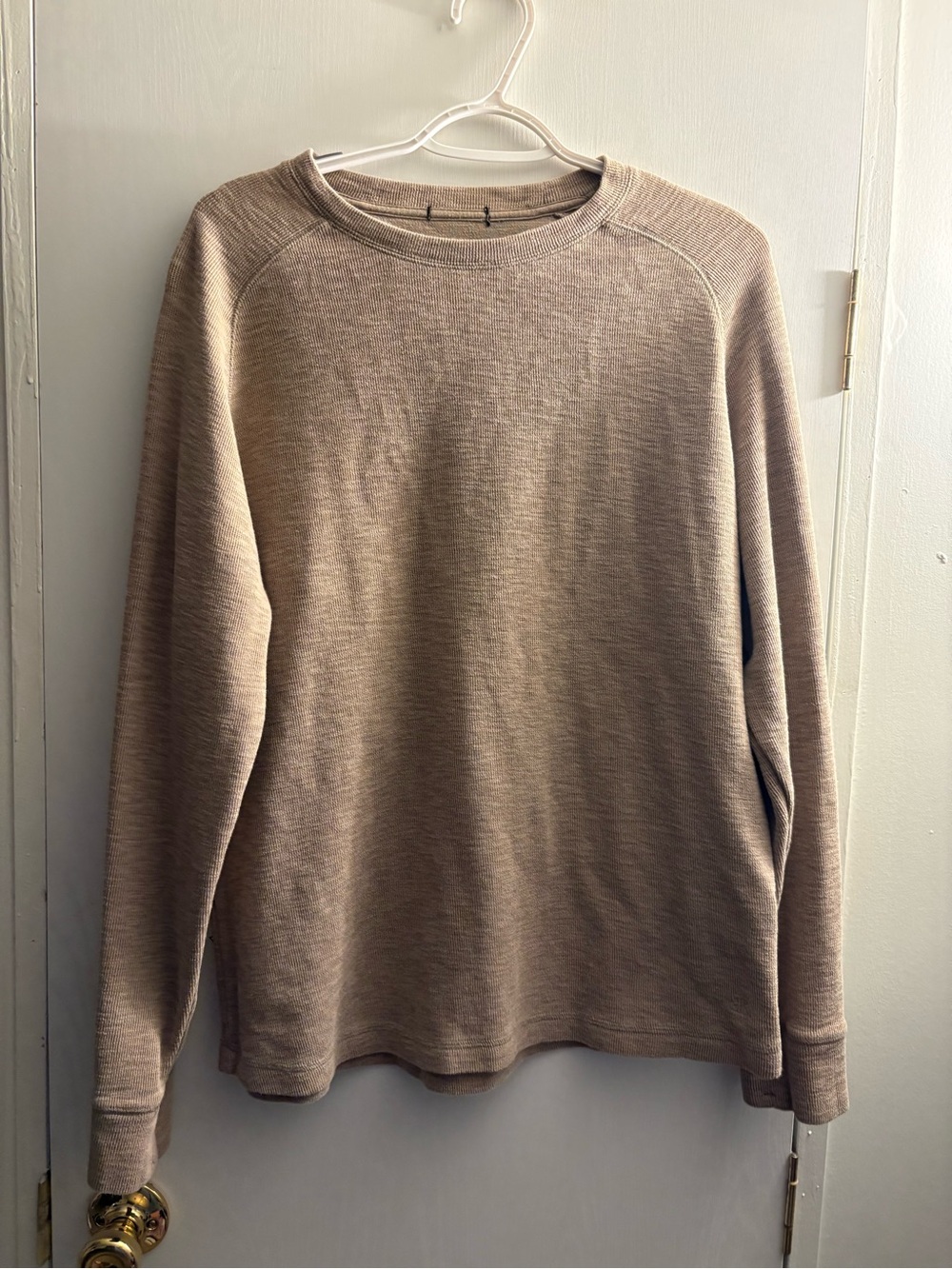 Men's Crewneck Sweater in Taupe